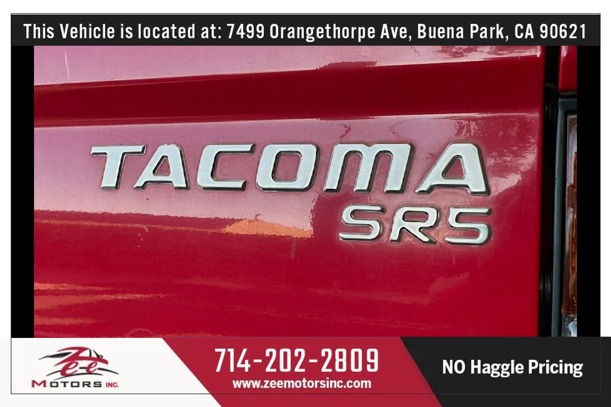 Used 2001 Toyota Tacoma 2WD Xtracab w/ SR5 Pkg w/ Chrome Pkg image 48