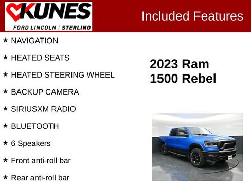 Used 2023 RAM 1500 Rebel w/ Night Edition AWD/4WD image 2