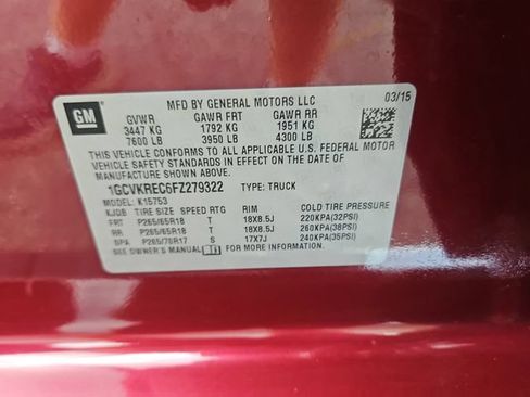 Used 2015 Chevrolet Silverado 1500 LT w/ Max Trailering Package AWD/4WD image 29