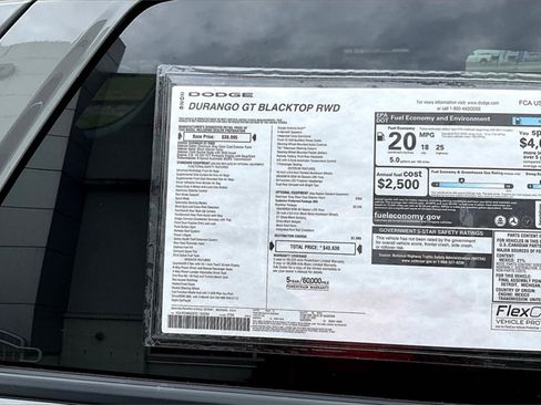 New 2026 Dodge Durango GT w/ Blacktop Package image 37