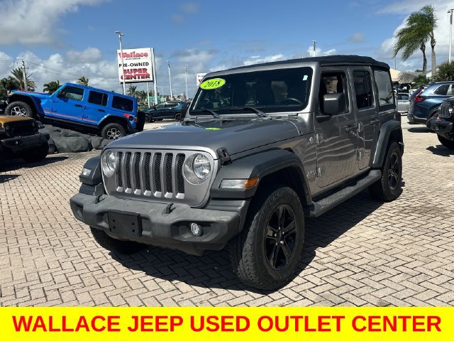 Used 2018 Jeep Wrangler Unlimited Sport S AWD/4WD image 3