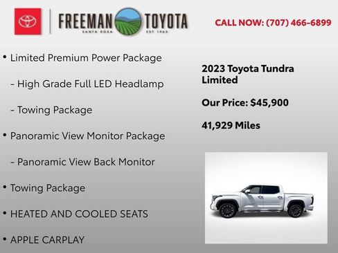 Used 2023 Toyota Tundra Limited RWD image 5