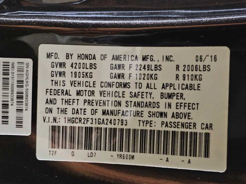 Used 2016 Honda Accord LX image 35