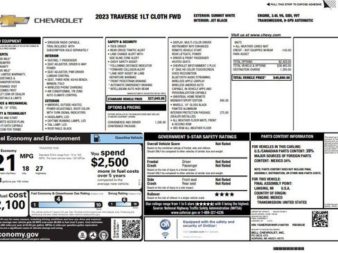 Used 2023 Chevrolet Traverse LT image 4