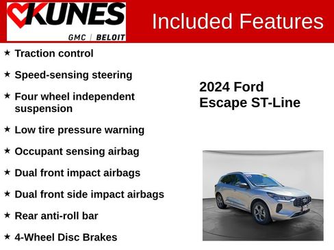 Used 2024 Ford Escape ST-Line AWD/4WD image 3