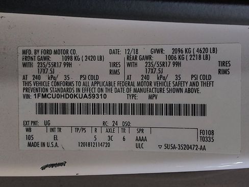 Used 2019 Ford Escape SEL FWD image 33