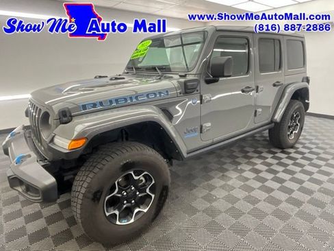 Used 2022 Jeep Wrangler Unlimited Rubicon 4xe w/ Cold Weather Group AWD/4WD image 1