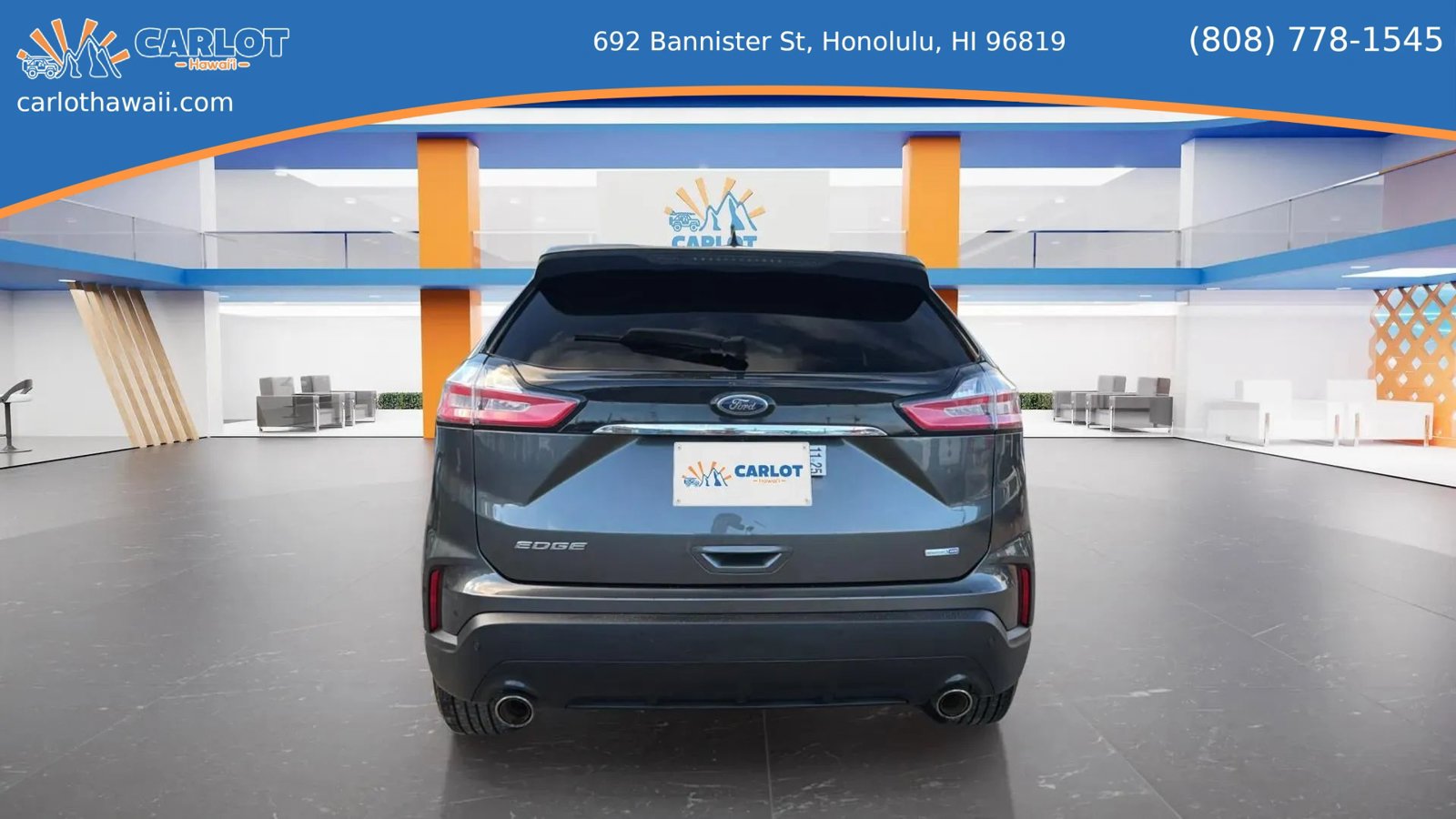 Used 2021 Ford Edge Titanium w/ Cargo Accessory Package FWD image 12