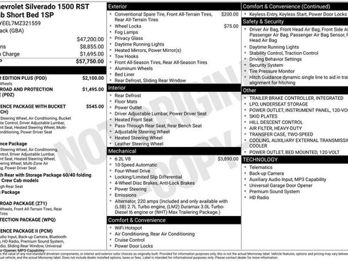 Used 2021 Chevrolet Silverado 1500 RST w/ All Star Edition Plus AWD/4WD image 3
