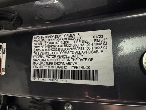 Used 2023 Honda Ridgeline RTL-E image 16