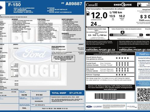 Used 2023 Ford F150 XLT w/ Equipment Group 302A High AWD/4WD image 9