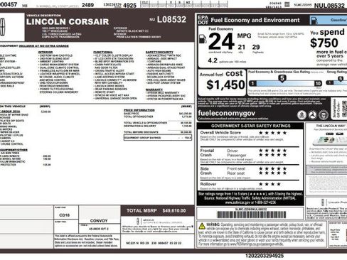 Used 2022 Lincoln Corsair Reserve w/ Equipment Group 201A AWD/4WD image 3