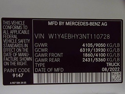 Used 2022 Mercedes-Benz Sprinter 2500 image 33