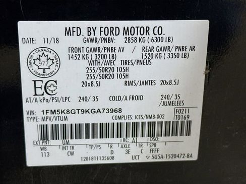 Used 2019 Ford Explorer Sport AWD/4WD image 37