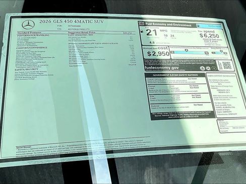 New 2026 Mercedes-Benz GLS 450 4MATIC image 22