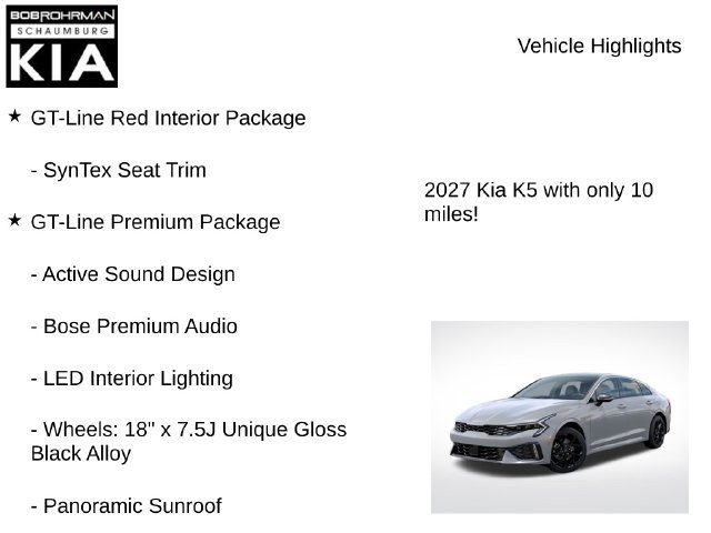 New 2027 Kia K5 GT-Line FWD image 7