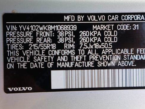 Used 2021 Volvo V60 T5 Cross Country AWD/4WD image 47