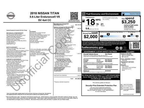 Used 2018 Nissan Titan SV w/ SV Convenience Package image 7