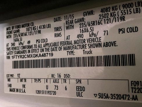 Used 2016 Ford Transit 250 148 Medium Roof w/ Exterior Upgrade Package image 31