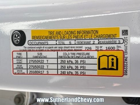 Used 2021 Chevrolet Silverado 1500 High Country w/ Technology Package AWD/4WD image 58