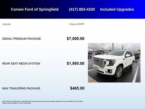 Used 2021 GMC Yukon Denali w/ Denali Premium Package AWD/4WD image 5