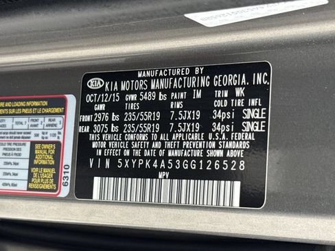 Used 2016 Kia Sorento SX FWD image 51
