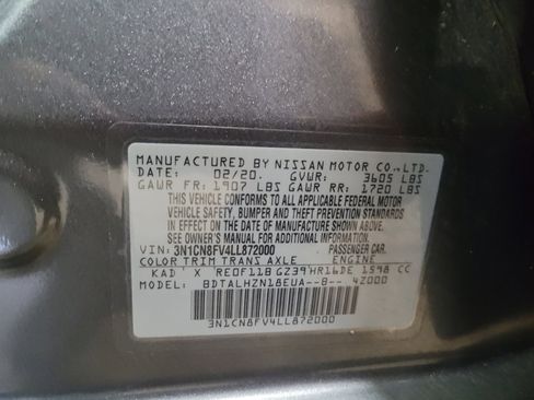 Used 2020 Nissan Versa SR FWD image 33