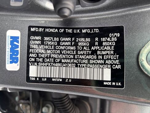 Used 2019 Honda Civic Sport image 35