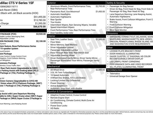 Certified 2024 Cadillac CT5 V w/ Premium Package image 43