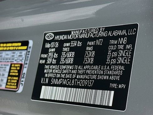 New 2026 Hyundai Santa Fe SE image 23