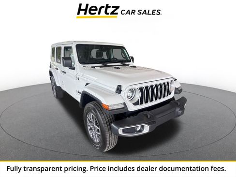 Used 2025 Jeep Wrangler Unlimited Sahara AWD/4WD image 1