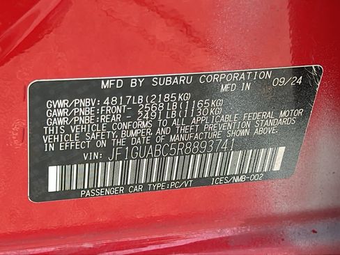 Certified 2024 Subaru Impreza 2.0i AWD/4WD image 31