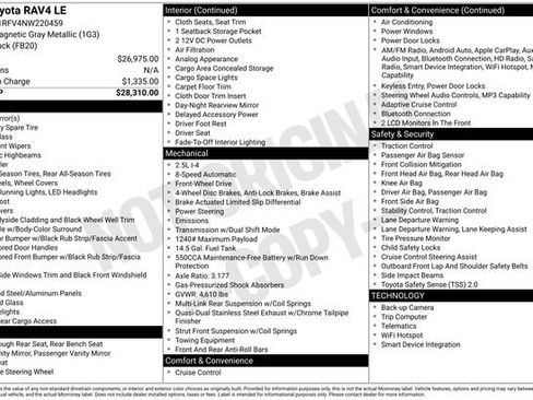 Used 2022 Toyota RAV4 LE image 22