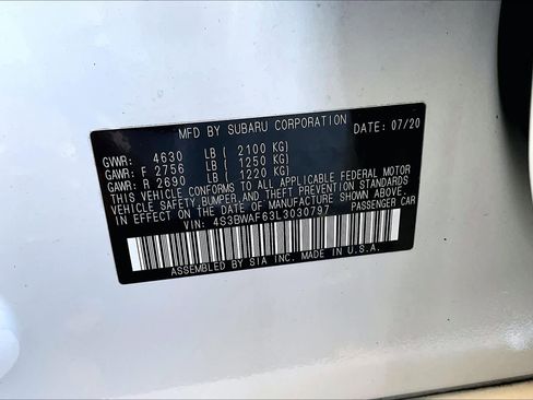 Used 2020 Subaru Legacy Sport image 30