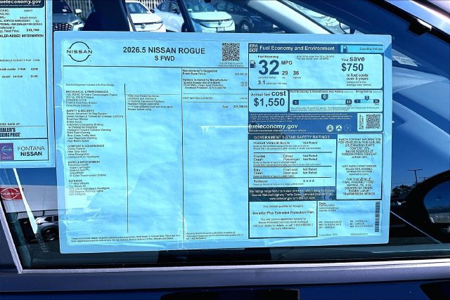New 2026 Nissan Rogue S FWD image 12