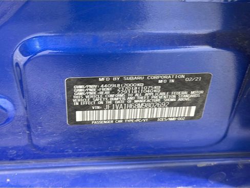 Used 2021 Subaru WRX Limited image 29