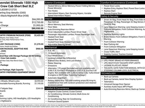 Used 2024 Chevrolet Silverado 1500 High Country w/ High Country Premium Package image 2