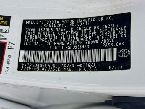 Used 2015 Toyota Camry XLE image 32