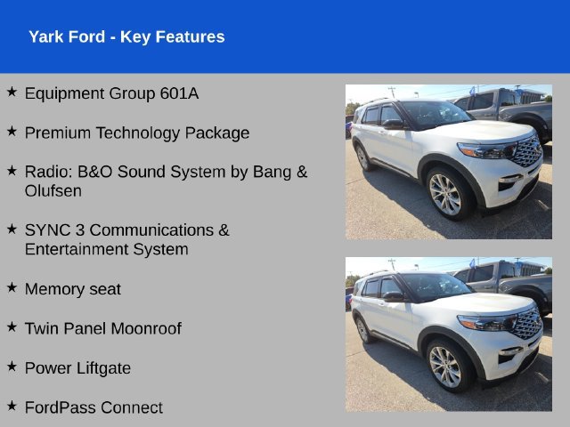Used 2021 Ford Explorer Platinum w/ Equipment Group 601A AWD/4WD image 2