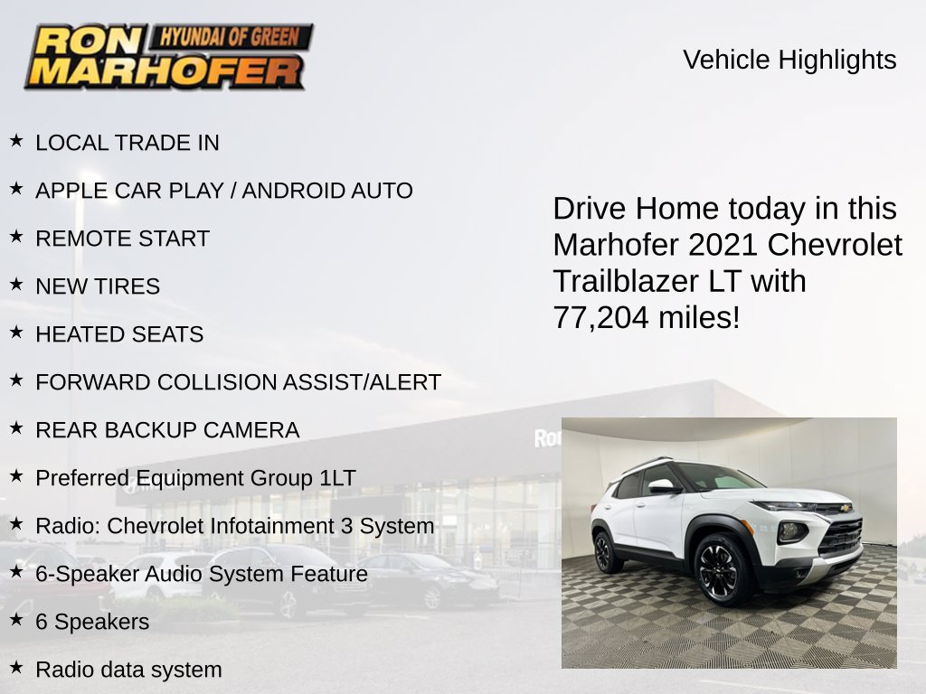 Used 2021 Chevrolet TrailBlazer LT FWD image 14