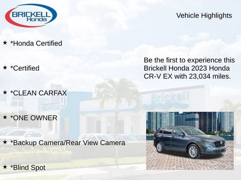 Certified 2023 Honda CR-V EX image 9