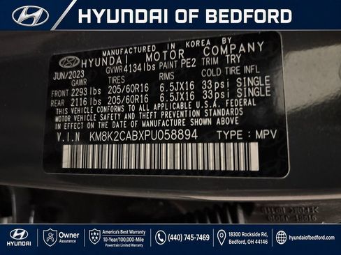 Used 2023 Hyundai Kona SE AWD/4WD image 14