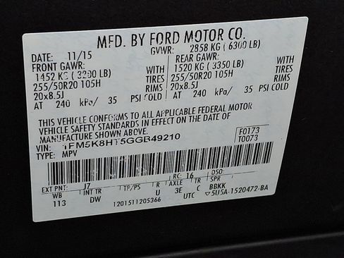 Used 2016 Ford Explorer Platinum image 34