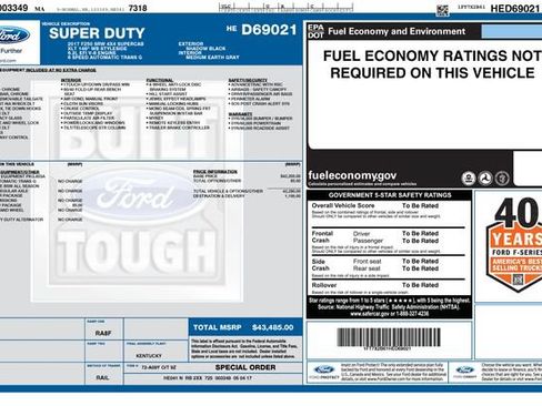 Used 2017 Ford F250 XLT w/ Snow Plow Prep Package AWD/4WD image 32