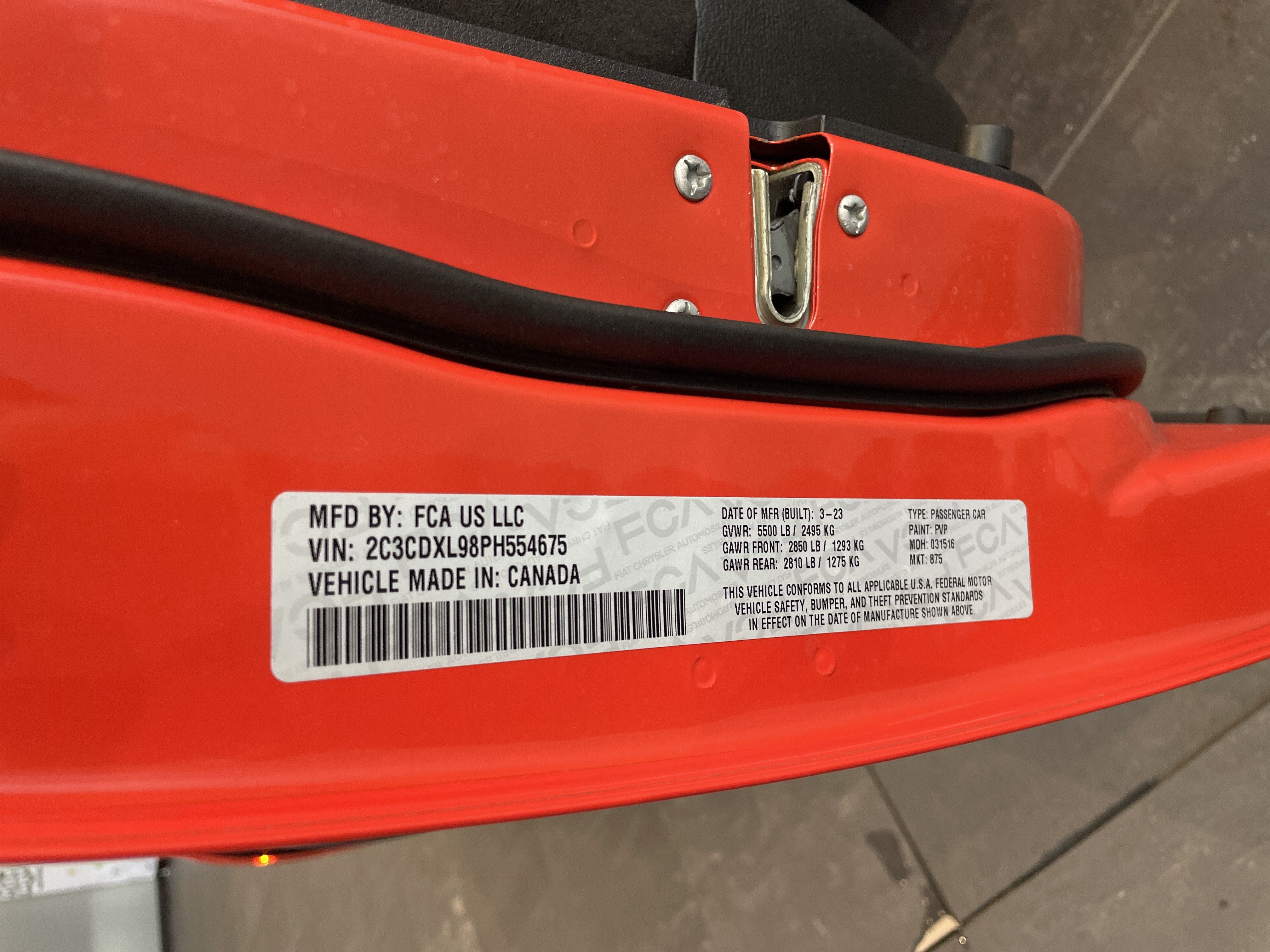 Used 2023 Dodge Charger SRT Hellcat RWD image 47