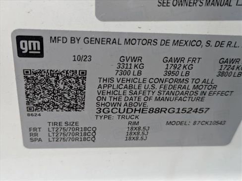 Used 2024 Chevrolet Silverado 1500 ZR2 w/ Technology Package image 15