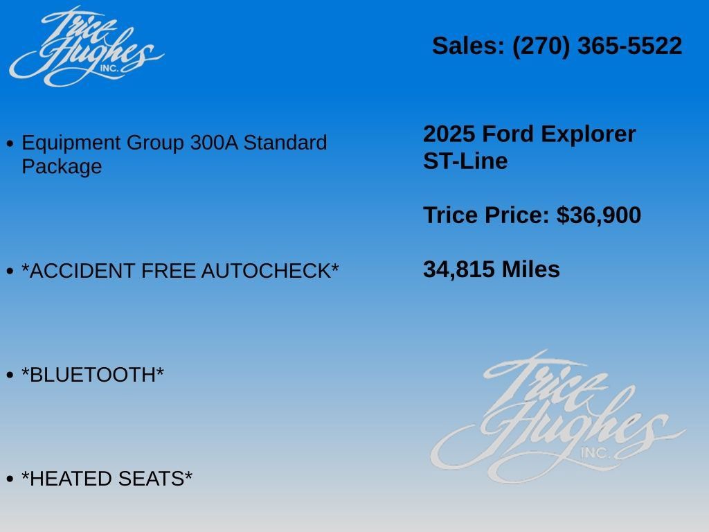 Used 2025 Ford Explorer ST-Line AWD/4WD image 7