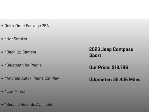 Used 2023 Jeep Compass Sport AWD/4WD image 6