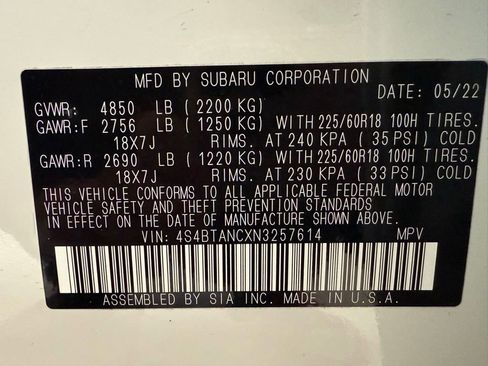 Used 2022 Subaru Outback Limited image 23