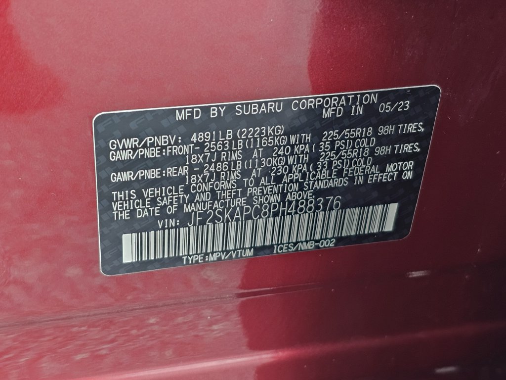 Certified 2023 Subaru Forester Limited AWD/4WD image 32